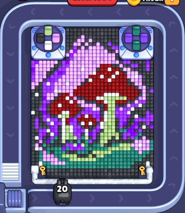 Pixel Flow Level 1604