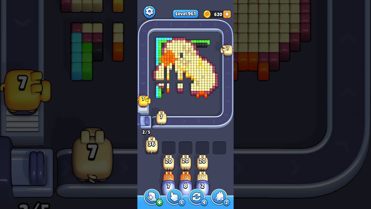 Pixel Flow Level 961